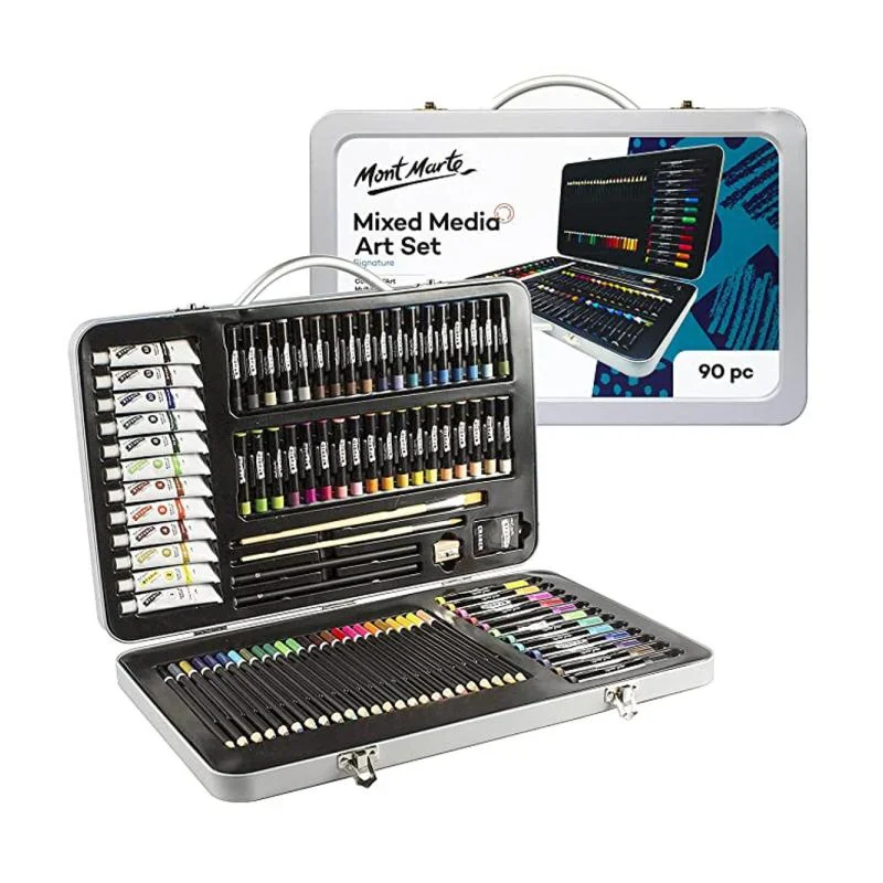 Mont Marte Studio Essentials Mixed Media Art Set 90pcs