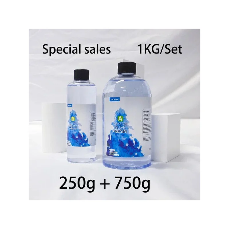 Epoxy Resin 3:1and Hardner A and B Crystal ClearAB Glue 1KG